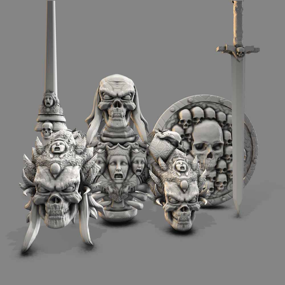 Warrior Skull Headpiece/ Decorative Skull – ZERODREAMS